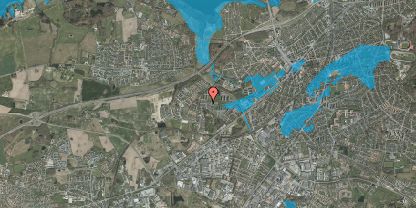 Oversvømmelsesrisiko fra vandløb på Grøndalsvej 234, 8260 Viby J