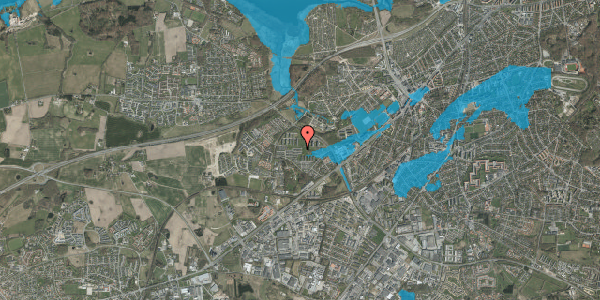 Oversvømmelsesrisiko fra vandløb på Grøndalsvej 268, 8260 Viby J