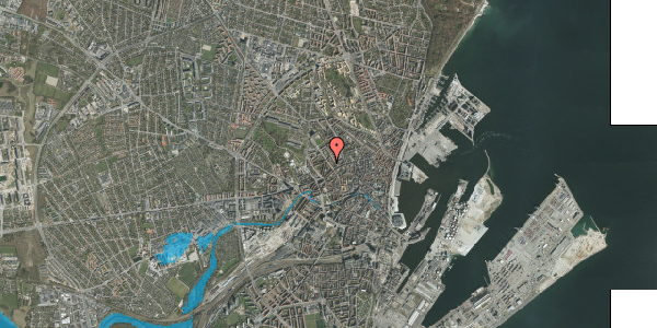 Oversvømmelsesrisiko fra vandløb på Grønnegade 85, st. th, 8000 Aarhus C