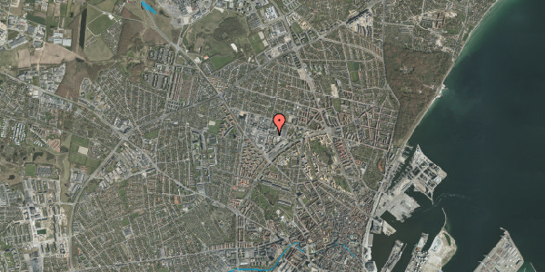 Oversvømmelsesrisiko fra vandløb på Helsingforsgade 17, st. 5, 8200 Aarhus N