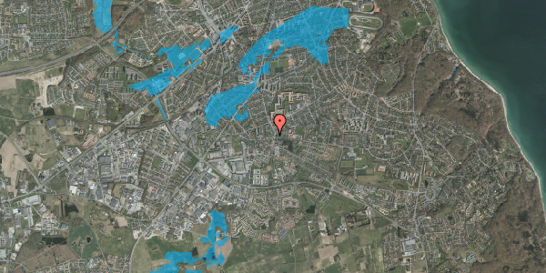 Oversvømmelsesrisiko fra vandløb på Holme Byvej 25D, 8270 Højbjerg