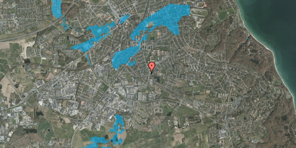 Oversvømmelsesrisiko fra vandløb på Holme Byvej 27E, 2. , 8270 Højbjerg