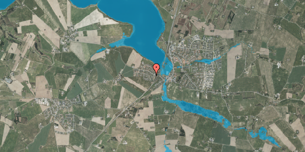 Oversvømmelsesrisiko fra vandløb på Højlundsparken 4, 8355 Solbjerg