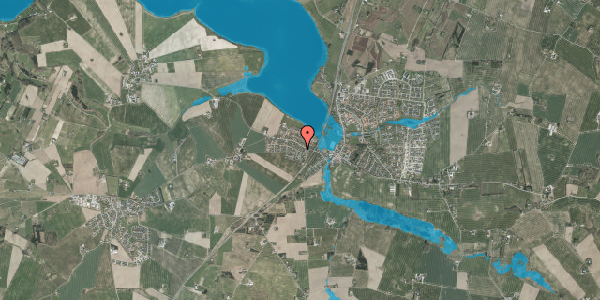 Oversvømmelsesrisiko fra vandløb på Højlundsparken 8, 8355 Solbjerg