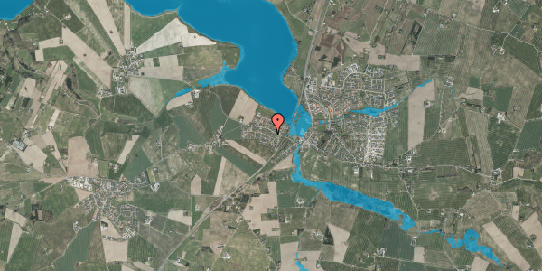 Oversvømmelsesrisiko fra vandløb på Højlundsparken 10, 8355 Solbjerg