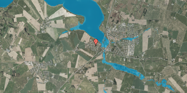 Oversvømmelsesrisiko fra vandløb på Højlundsparken 16, 8355 Solbjerg