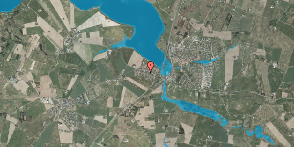 Oversvømmelsesrisiko fra vandløb på Højlundsparken 18, 8355 Solbjerg