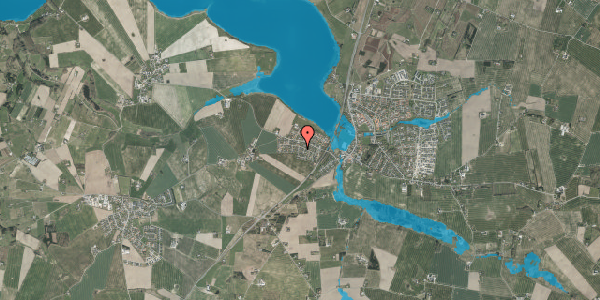 Oversvømmelsesrisiko fra vandløb på Højlundsparken 55, 8355 Solbjerg