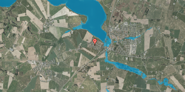 Oversvømmelsesrisiko fra vandløb på Højlundsparken 67, 8355 Solbjerg