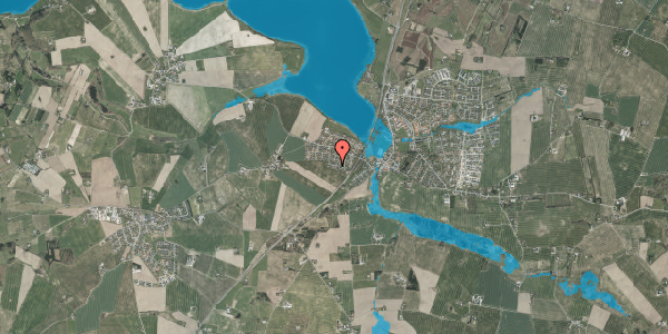 Oversvømmelsesrisiko fra vandløb på Klemivej 28, 8355 Solbjerg