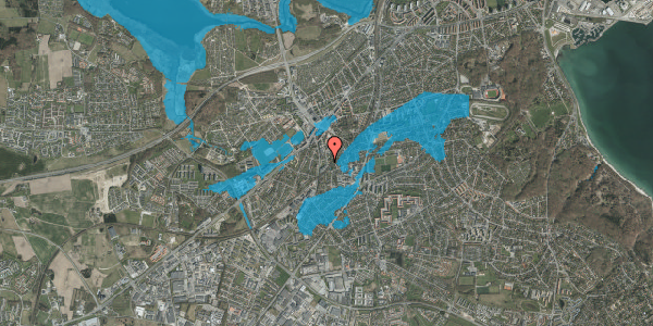 Oversvømmelsesrisiko fra vandløb på Kongsgårdsvej 24, 1. 4, 8260 Viby J