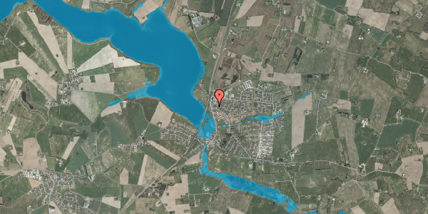 Oversvømmelsesrisiko fra vandløb på Kærgårdsvej 1, 8355 Solbjerg