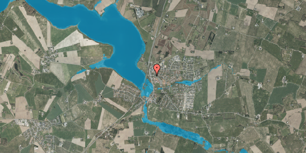 Oversvømmelsesrisiko fra vandløb på Kærgårdsvej 2, 8355 Solbjerg