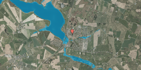 Oversvømmelsesrisiko fra vandløb på Kærgårdsvej 17, 8355 Solbjerg