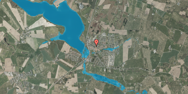 Oversvømmelsesrisiko fra vandløb på Kærgårdsvej 27, 8355 Solbjerg