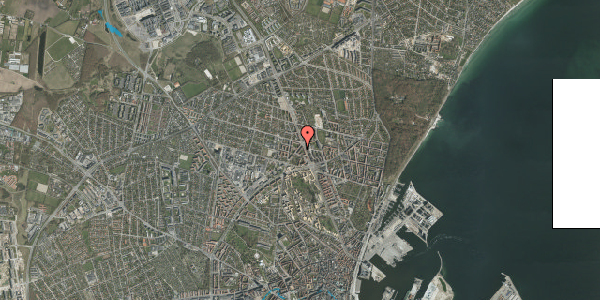 Oversvømmelsesrisiko fra vandløb på Langelandsgade 214, st. tv, 8200 Aarhus N
