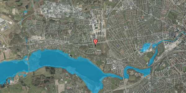 Oversvømmelsesrisiko fra vandløb på Louisevej 38, 1. th, 8220 Brabrand