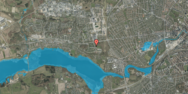 Oversvømmelsesrisiko fra vandløb på Louisevej 48, 2. tv, 8220 Brabrand