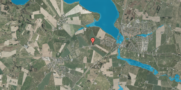 Oversvømmelsesrisiko fra vandløb på Lykkegårdsvej 28, 8355 Solbjerg