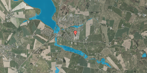 Oversvømmelsesrisiko fra vandløb på Lystenlund 29, 8355 Solbjerg