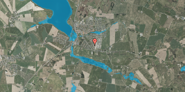 Oversvømmelsesrisiko fra vandløb på Lystenlund 45, 8355 Solbjerg