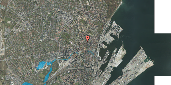 Oversvømmelsesrisiko fra vandløb på Ny Munkegade 4, st. , 8000 Aarhus C