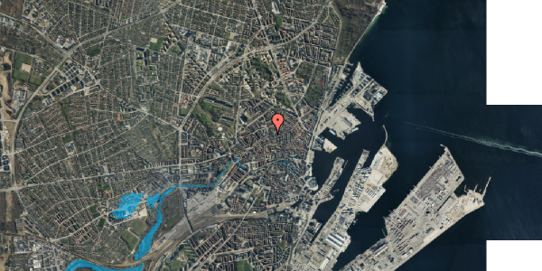 Oversvømmelsesrisiko fra vandløb på Nørre Allé 50, 3. , 8000 Aarhus C