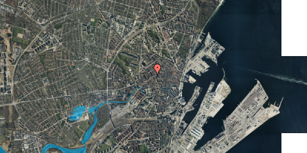 Oversvømmelsesrisiko fra vandløb på Nørre Allé 53C, st. 2, 8000 Aarhus C