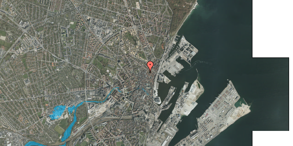 Oversvømmelsesrisiko fra vandløb på Paradisgade 11, 1. th, 8000 Aarhus C