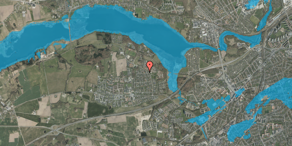 Oversvømmelsesrisiko fra vandløb på Rosendalvej 6, 8260 Viby J