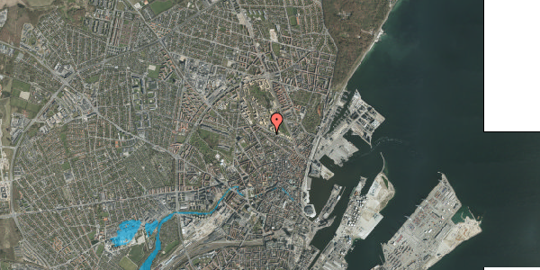 Oversvømmelsesrisiko fra vandløb på Samsøgade 3, 1. tv, 8000 Aarhus C