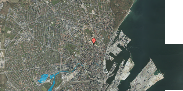 Oversvømmelsesrisiko fra vandløb på Samsøgade 10, 1. , 8000 Aarhus C