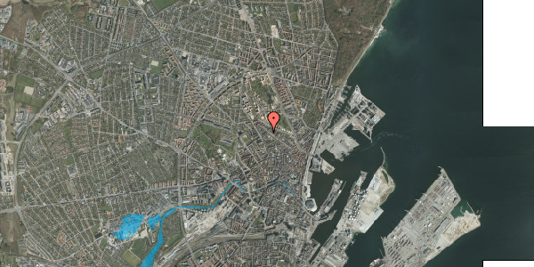 Oversvømmelsesrisiko fra vandløb på Samsøgade 15, 1. , 8000 Aarhus C