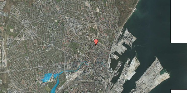 Oversvømmelsesrisiko fra vandløb på Samsøgade 37, 4. th, 8000 Aarhus C