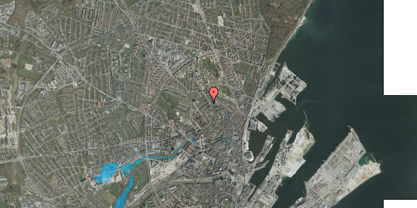 Oversvømmelsesrisiko fra vandløb på Samsøgade 40, 2. , 8000 Aarhus C