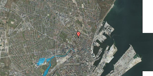 Oversvømmelsesrisiko fra vandløb på Samsøgade 77, 3. th, 8000 Aarhus C