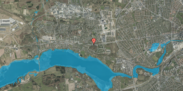 Oversvømmelsesrisiko fra vandløb på Silkeborgvej 593, 8220 Brabrand