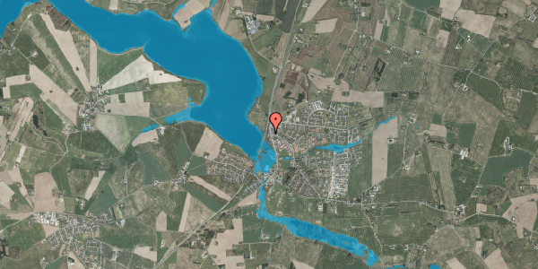 Oversvømmelsesrisiko fra vandløb på Solbjerg Hovedgade 6, 8355 Solbjerg