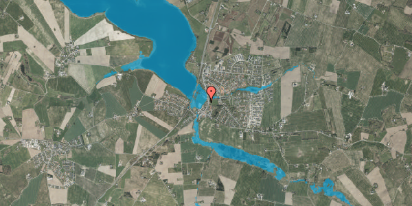 Oversvømmelsesrisiko fra vandløb på Solbjerg Hovedgade 62B, 8355 Solbjerg
