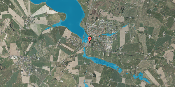 Oversvømmelsesrisiko fra vandløb på Solbjerg Hovedgade 86, st. th, 8355 Solbjerg