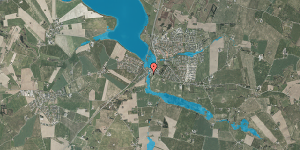 Oversvømmelsesrisiko fra vandløb på Solbjerg Hovedgade 97, 8355 Solbjerg