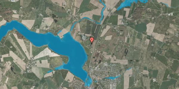 Oversvømmelsesrisiko fra vandløb på Solbjerg Søvej 37, 8355 Solbjerg