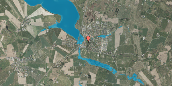 Oversvømmelsesrisiko fra vandløb på Solbjerg Have 9, 8355 Solbjerg