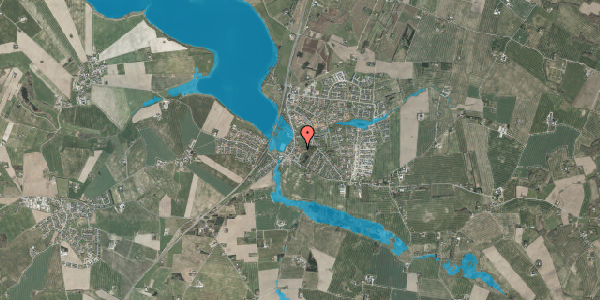 Oversvømmelsesrisiko fra vandløb på Solbjerg Have 10, 8355 Solbjerg