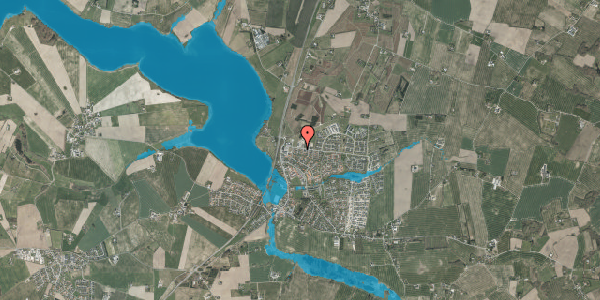 Oversvømmelsesrisiko fra vandløb på Solbjerg Hedevej 18, 8355 Solbjerg