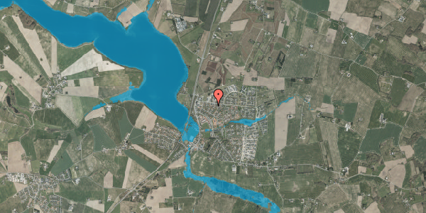 Oversvømmelsesrisiko fra vandløb på Solbjerg Hedevej 36, 8355 Solbjerg