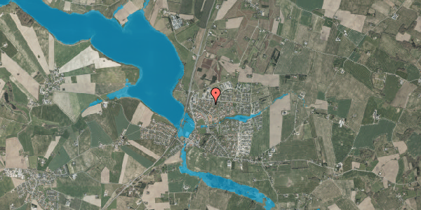 Oversvømmelsesrisiko fra vandløb på Solbjerg Hedevej 40, 8355 Solbjerg