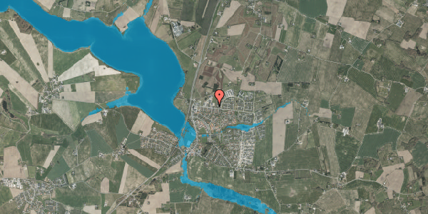 Oversvømmelsesrisiko fra vandløb på Solbjerg Hedevej 53, 8355 Solbjerg