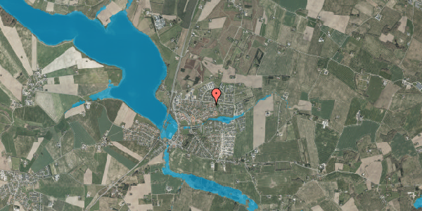 Oversvømmelsesrisiko fra vandløb på Solbjerg Hedevej 104, 8355 Solbjerg