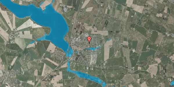 Oversvømmelsesrisiko fra vandløb på Solbjerg Hedevej 116, 8355 Solbjerg